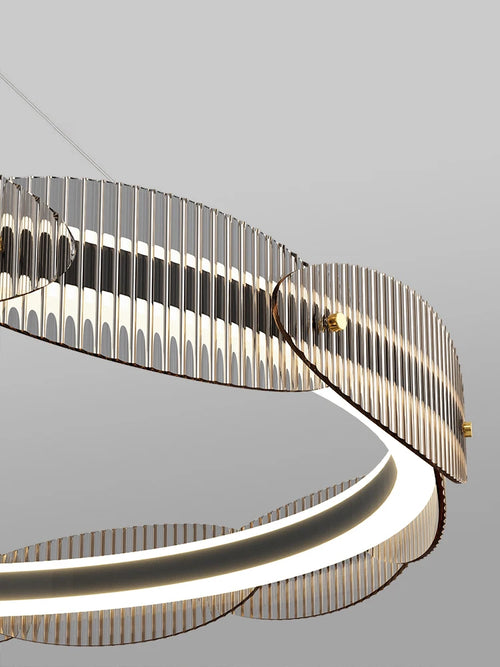 lustre moderne design pour salon et restaurant suspension - vue 5 sur 12
