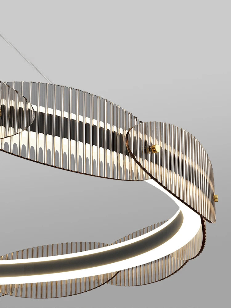 lustre moderne design pour salon et restaurant suspension - vue 4 sur 12