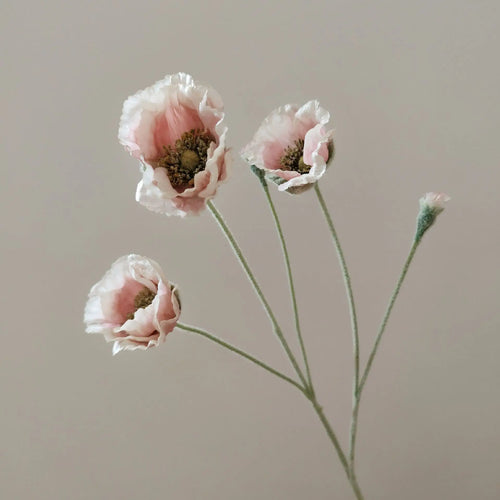 fleurs artificielles de pavot pour décoration mariage jardin et DIY - vue 11 sur 15