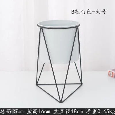 support de plante moderne en fer pour décoration intérieure et extérieure - vue 19 sur 18