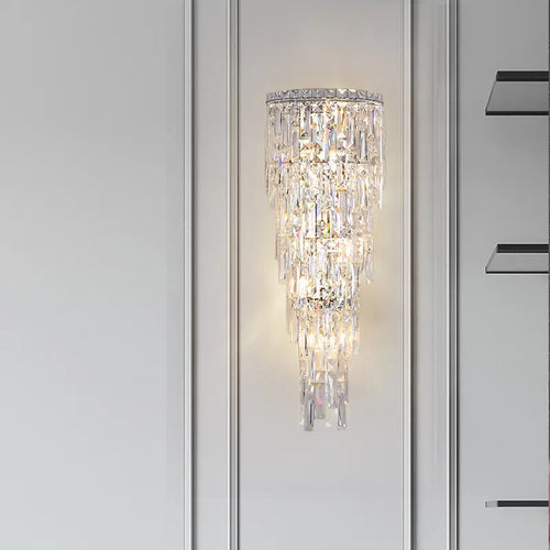 applique murale en cristal pour décoration intérieure moderne - vue 3 sur 6