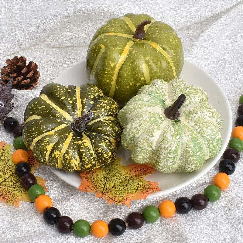 citrouilles décoratives en mousse pour Halloween et automne - vue 6 sur 22