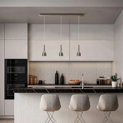 suspension led nordique design moderne pour café et bar - vue 4 sur 6