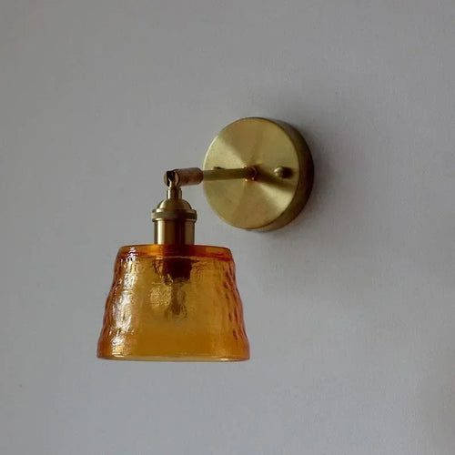 applique murale rotative en verre style nordique japonais avec miroir - vue 10 sur 18
