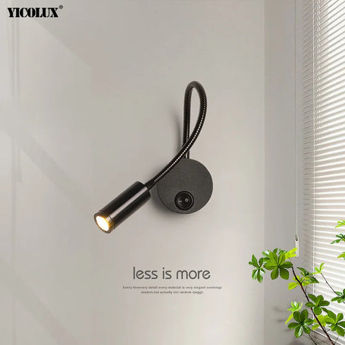 Rotatif 	 moderne applique murale LED lampes noir blanc salon TV fond applique allée lumières projecteur éclairage intérieur décor à la maison - vue 2 sur 16