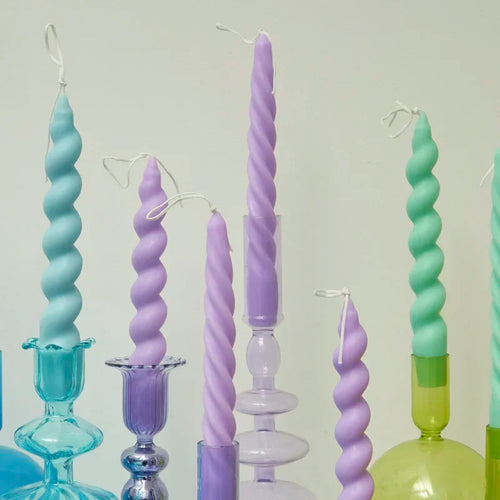 lot de 2 bougies spirales parfumées pour décoration intérieure et mariage - vue 2 sur 25
