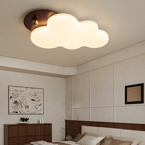 lampe nuage pour chambre enfant style médiéval protection des yeux - vue 2 sur 7