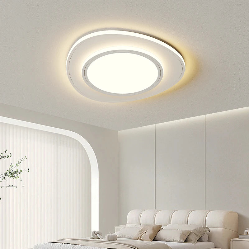plafonnier double couche moderne pour un éclairage élégant à la maison - vue 4 sur 14