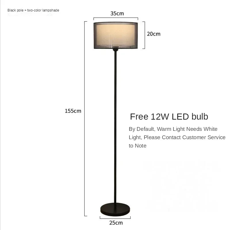 lampadaire nordique créatif design moderne pour intérieur lumineux - vue 14 sur 14