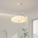 lustre moderne led avec suspension couronne option télécommande