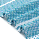 Serviette de plage turque rayures franges coton absorbante