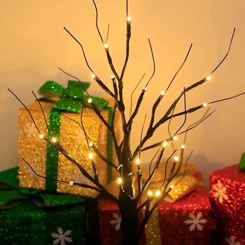 Lampe à poser bonsaï arbre lumière 24 perles à LED - vue 6 sur 6