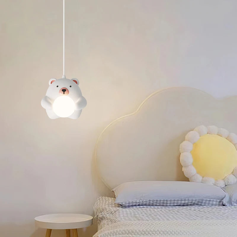 suspension dessin animé animal lapin ours pour enfants soins oculaires - vue 4 sur 7