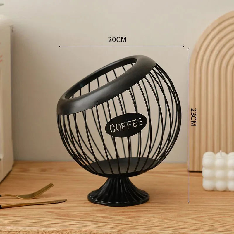 panier à fruits en métal élégant pour rangement et décoration - vue 14 sur 14
