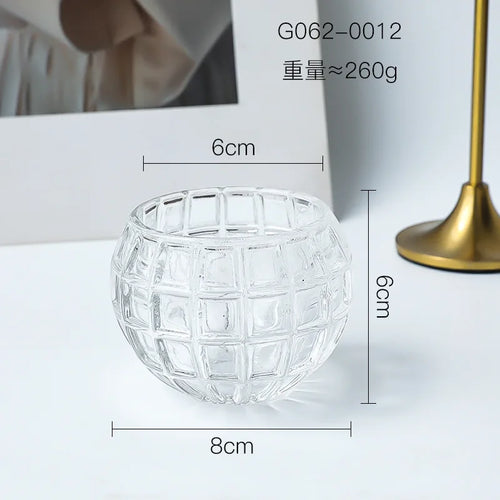 lampe citrouille sphérique en verre pour décorations artisanales - vue 7 sur 11