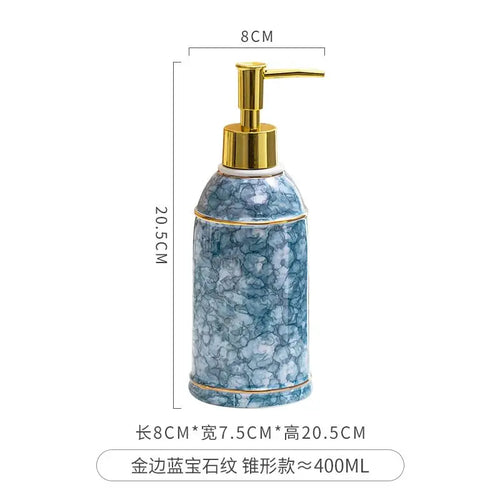 distributeur de savon céramique pour gel douche et désinfectant - vue 27 sur 30