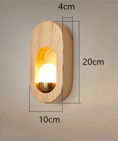 applique murale en bois design nordique pour décoration intérieure - vue 8 sur 9