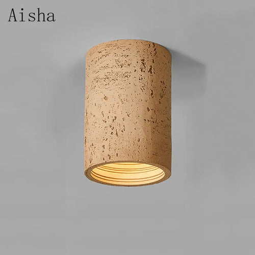 plafonnier led wabi-sabi style nordique pour décoration intérieure - vue 5 sur 14