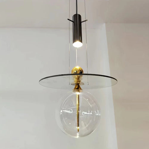 lustre en verre design post-moderne pour décoration intérieure - vue 2 sur 8