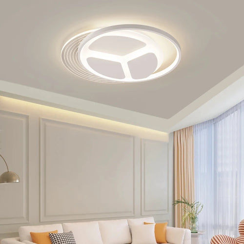 plafonnier led moderne minimaliste pour une atmosphère élégante - vue 2 sur 9