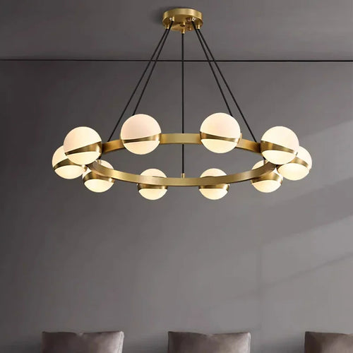 boule de verre moderne avec lumière led pour décoration intérieure - vue 4 sur 9