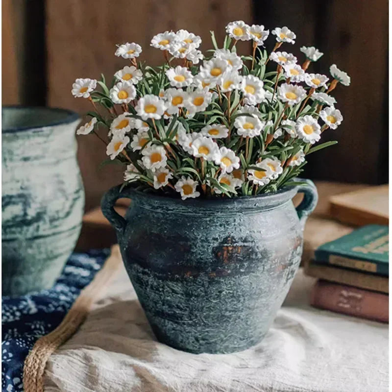jardinières en poterie rustiques pour décoration intérieure et extérieure - vue 2 sur 25