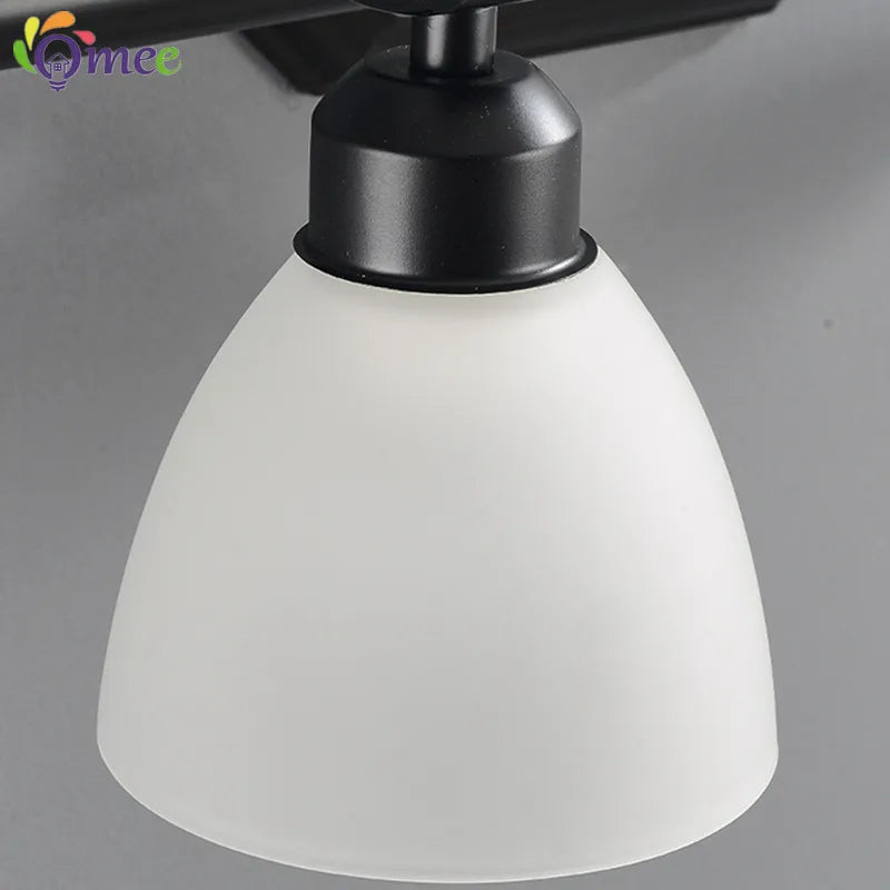 OMEE applique murale LED moderne AC90-260V applique murale salle de bains Vintage miroir lumières luminaire applique noir Bronze éclairage - vue 5 sur 12