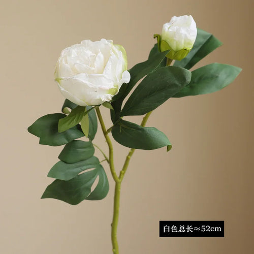 grandes fleurs artificielles de pivoine en soie pour décorations de mariage - vue 8 sur 11