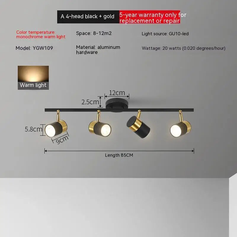 haoze gu10 led plafonniers maison magasin - vue 7 sur 17