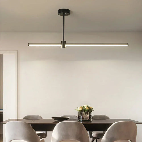 lustre à led moderne pour décoration intérieure élégante et lumineuse - vue 2 sur 9