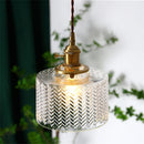 suspension led moderne en laiton avec verre pour décoration maison