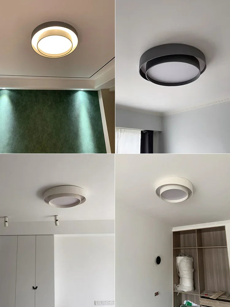 lustre moderne design nordique avec éclairage led 2024 - vue 6 sur 12