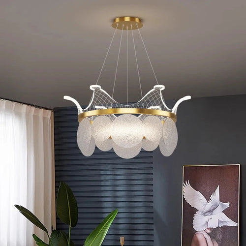 lustre d'éclairage intérieur pour salon et salle à manger - vue 4 sur 9