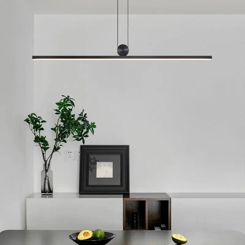 suspension led réglable pour décoration moderne intérieure - vue 3 sur 9