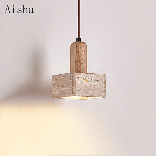 suspension en pierre naturelle style scandinave pour décoration intérieure - vue 2 sur 8