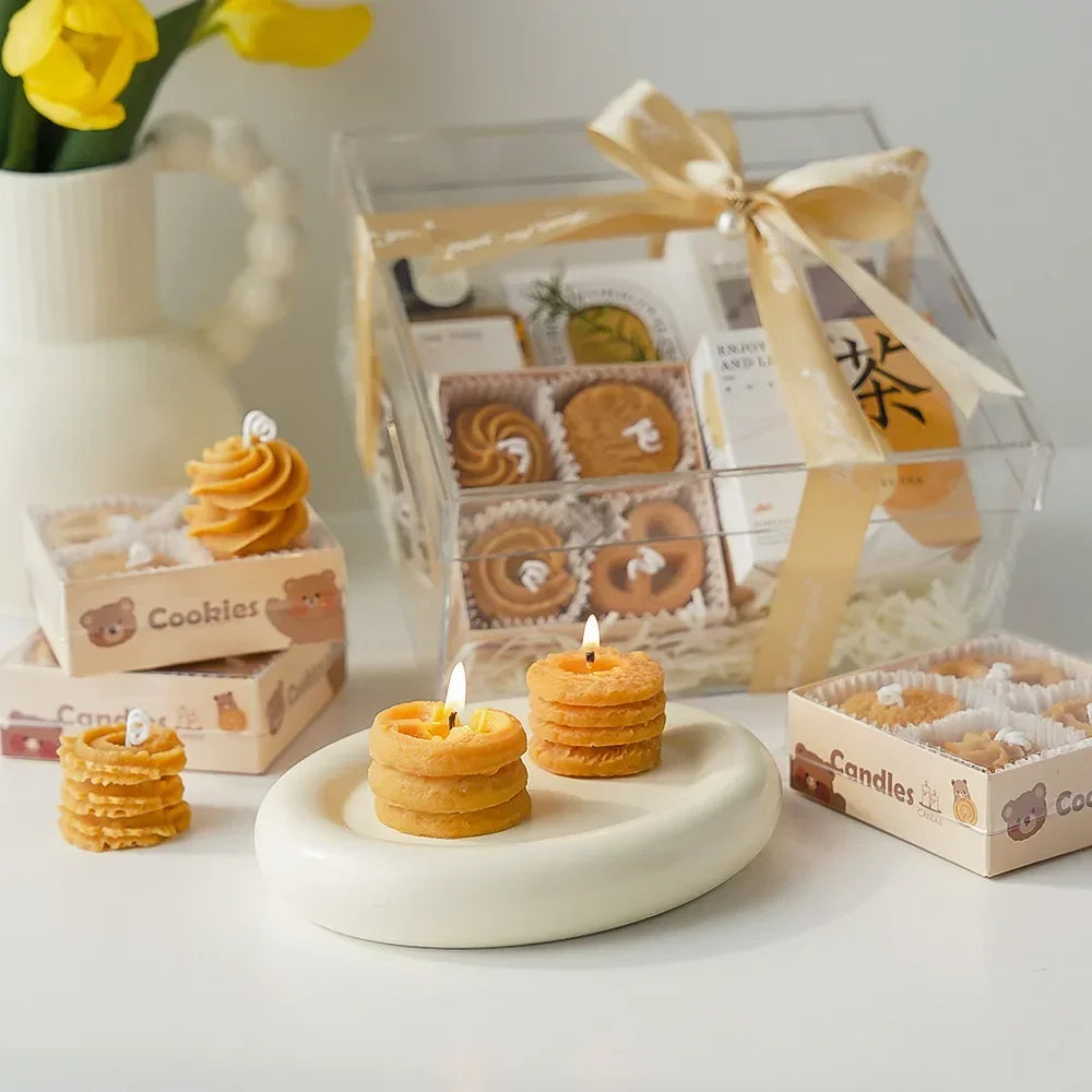 coffret cadeau bougies aromathérapie biscuits créatifs et cire à modeler - vue 2 sur 7