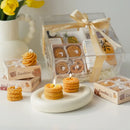 coffret cadeau bougies aromathérapie biscuits créatifs et cire à modeler