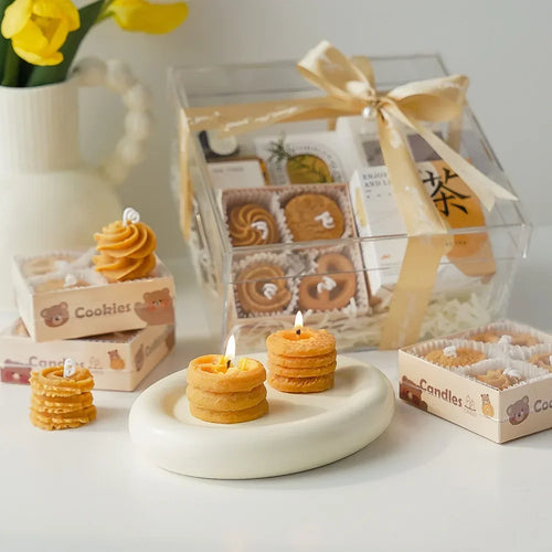 coffret cadeau bougies aromathérapie biscuits créatifs et cire à modeler - vue 3 sur 7