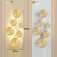 applique murale led dorée design moderne décoration intérieure