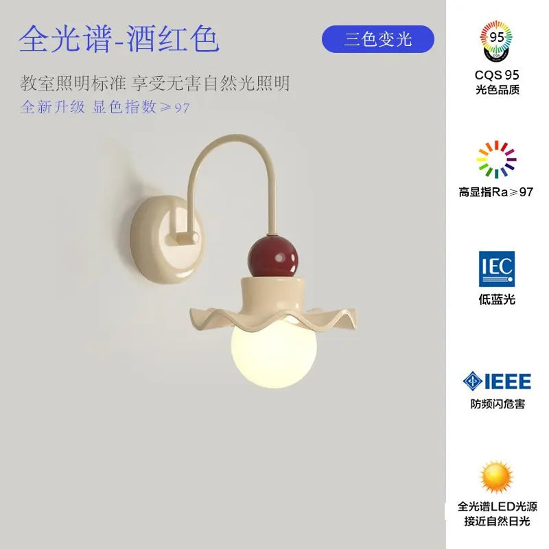 suspension led fleur style nordique pour décoration intérieure - vue 16 sur 16