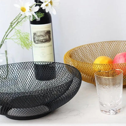 panier à fruits en fer style nordique pour rangement et décoration - vue 8 sur 8