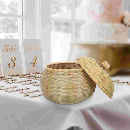 panier de rangement en osier pour œufs et fruits - vue 2 sur 6