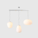 suspension led en verre style japonais moderne pour intérieur élégant