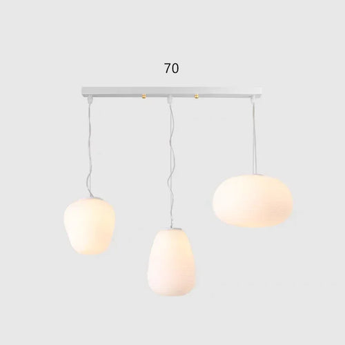 suspension led en verre style japonais moderne pour intérieur élégant - vue 10 sur 14
