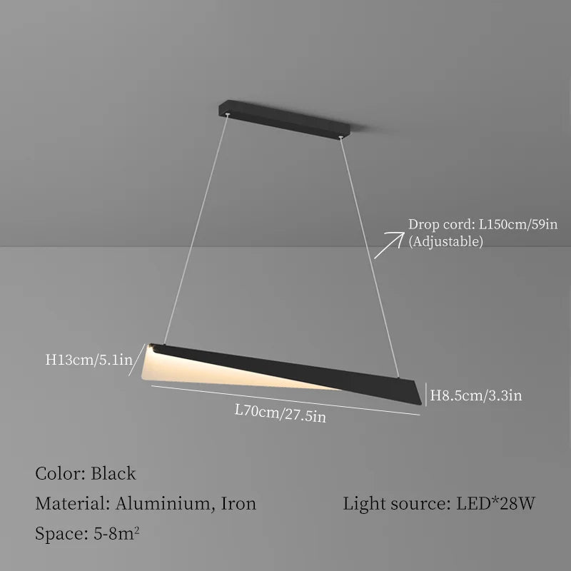 suspension moderne minimaliste pour décoration intérieure créative