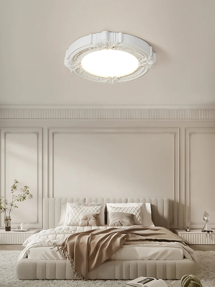 plafonnier rétro en résine design français pour intérieur moderne - vue 4 sur 10