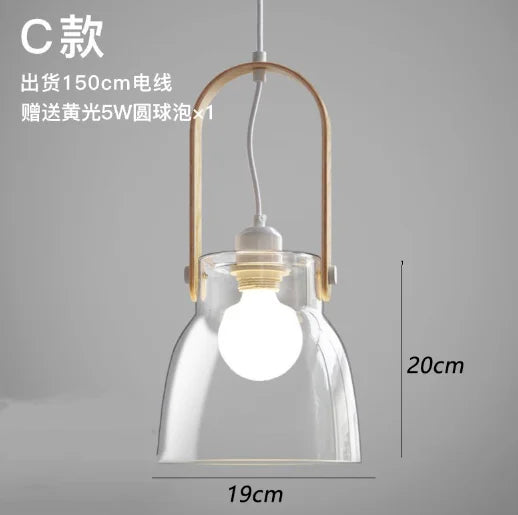 lustre en verre design pour décoration intérieure moderne - vue 9 sur 9