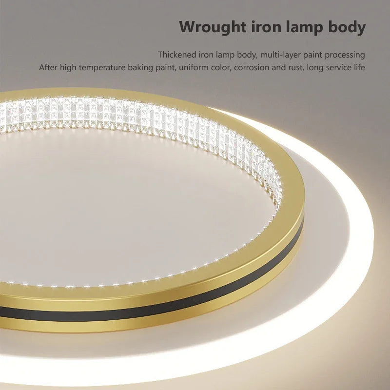 Plafond moderne à LEDs lumière lampe de luxe décor intérieur pour chambre Foyer allée couloir luminaire nordique créatif géométrie lumière - vue 6 sur 14