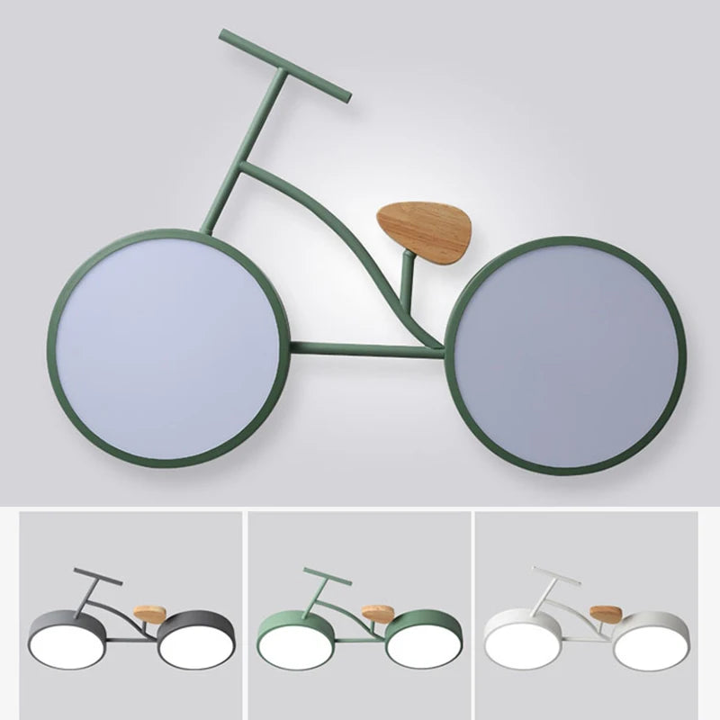 Plafonnier LED au design nordique moderne - vue 4 sur 9