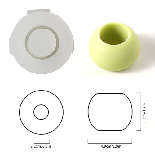 moule à bougie en silicone pour créations artisanales parfumées - vue 17 sur 16